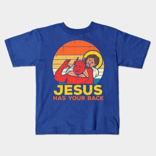 Jesus Has Your Back 1 Kids T-Shirt